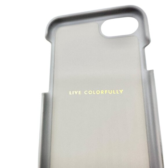 Kate Spade New York iPhone 7 Case Bunny Ears Whiskers Design 5.5 x 2.5 Taupe EUC - Picture 4 of 6